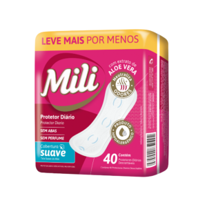 Absorvente Protetor Diário Pacote com 40 Unidades (MILI)